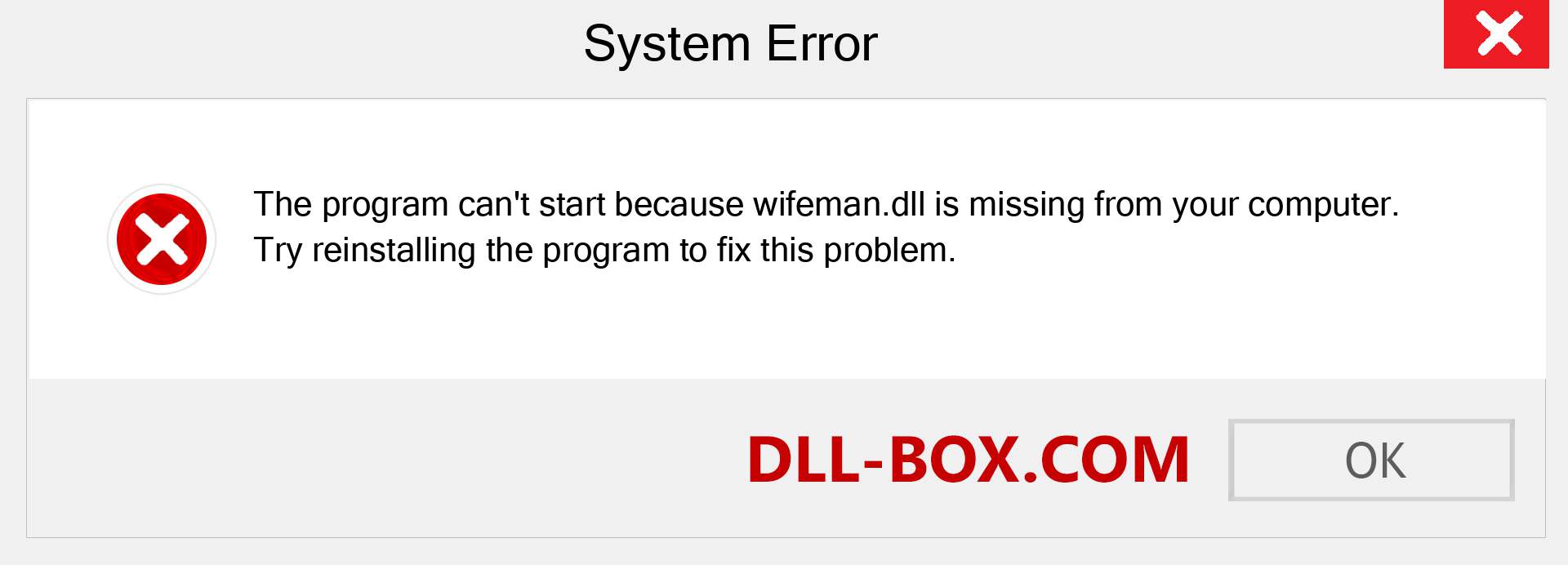  wifeman.dll file is missing?. Download for Windows 7, 8, 10 - Fix  wifeman dll Missing Error on Windows, photos, images